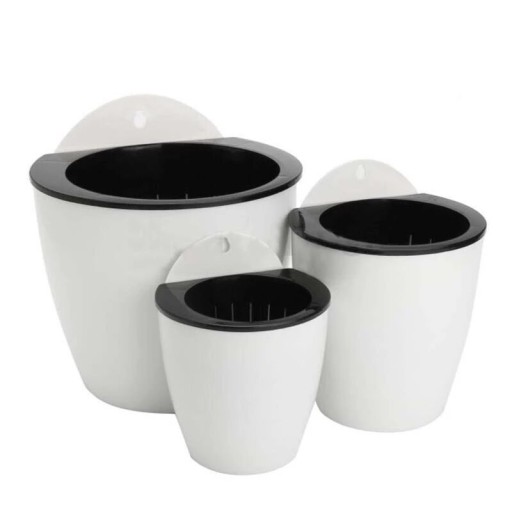 Pots de fleurs suspendus 3 pcs