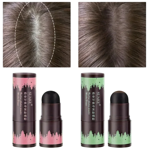 Poudre de remplissage pour la ligne de cheveux Couvrance des tempes et des zones clairsemées Volume instantané Aspect naturel Résistant à l'eau Facile à utiliser pour les femmes et les hommes