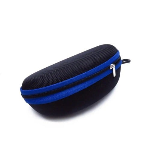 Pouzdro na okuliare Tvrdý box na zips 16,5 x 7,8 cm S plastovou karabinou Na slnečné aj dioptrické okuliare Cestovný ochranný obal do batohu