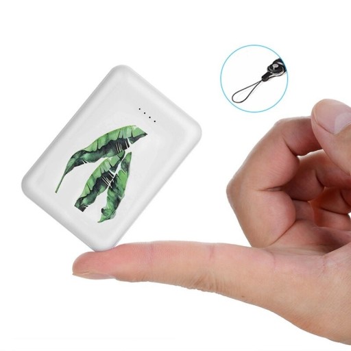 Powerbank 10000 mAh med tryck