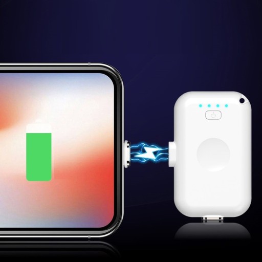 Powerbank magnetiche mini 1200 mAh con stazione di docking