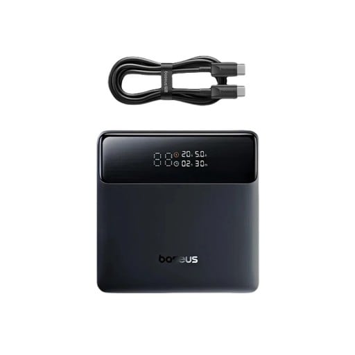 Powerbanka Rychlonabíjení 100 W 20000 mAh Inteligentní digitální displej Ultratenká tloušťka 1,7 cm Černá Pro cesty i práci mimo kancelář