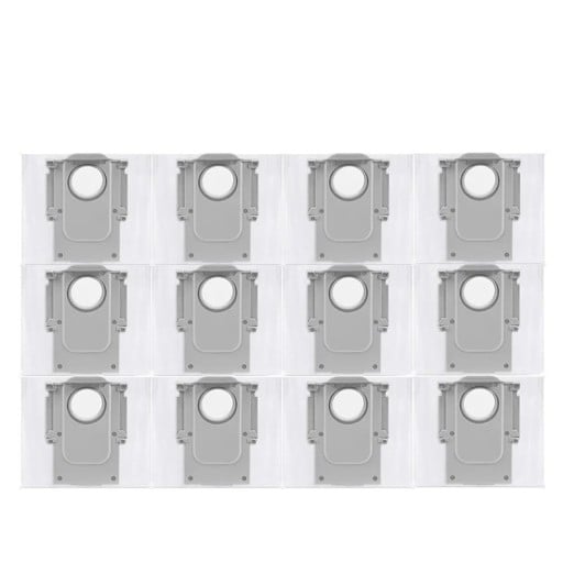Prachové vrecká pre robotický vysávač 12 ks 218 x 120 mm odolné viacvrstvové vrecká pre Roborock Q Revo MaxV Q Revo S a Q Revo Pro