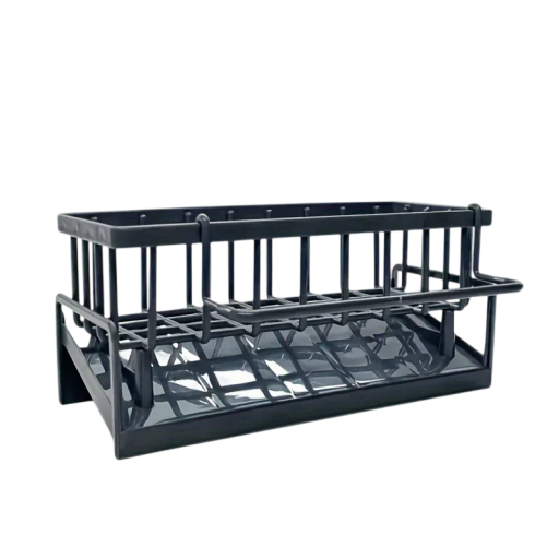 Praktisk vaskorganisator med drypbakke 23 x 8,9 x 10 cm uden boring vandtæt holder til svamp og sæbe