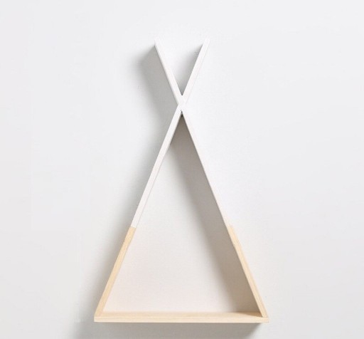 Prateleira triangular