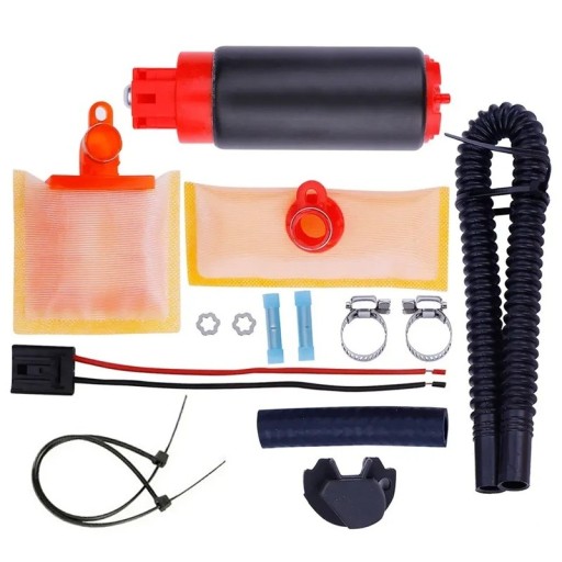 Přečerpávací čerpadlo 6–18 V 340 l/h 40 PSI 123 mm Elektrické palivové čerpadlo průměr 38 mm Kovové čerpadlo pro palivo vodu olej