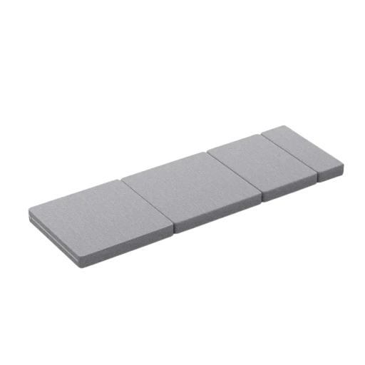 Přenosná cestovní matrace do auta nenafukovací skládací matrace pro kempování šířka 60 cm měkká pro spaní na cestách i venku