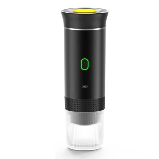 Přenosný elektrický kapslový kávovar 3v1 espresso konvice do auta a na cesty s ohřívačem vody 60ml 12 V 72 W model KF-JN-02