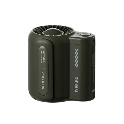 Prenosný USB pasový ventilátor pod oblečenie Mini elektrický klip na opasok Kempingový chladič vzduchu 3 režimy vetra Tichá prevádzka