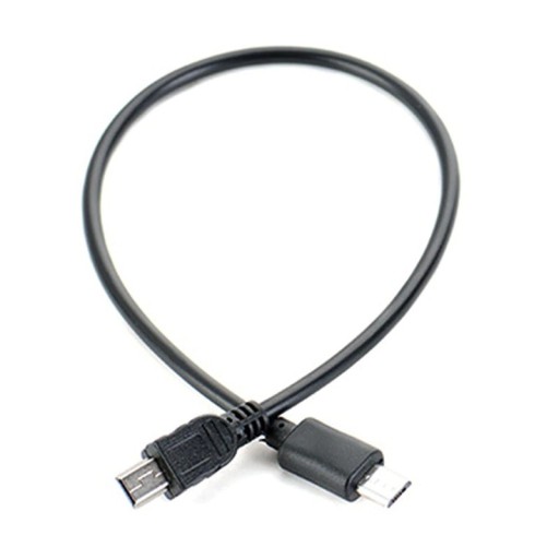 Prepojovací kábel Micro USB na Mini USB-B M / M 25 cm