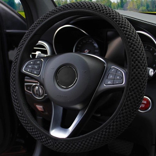 Priedušný poťah na volant 38 cm z sieťoviny s masážnymi výstupkami Ľahký návlek na leto aj celý rok Pre guľatý aj D volant