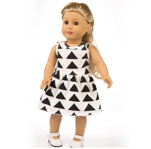 Printed Dress for Doll