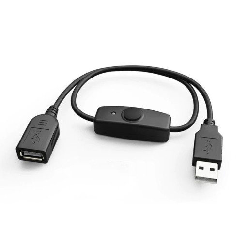 Prodlužovací kabel USB 2.0 s vypínačem F/M