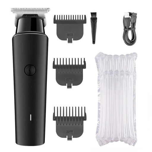 Professional Electric Hair Clipper Battery-Powered Cordless Hair Clipper with Battery Status Indicator