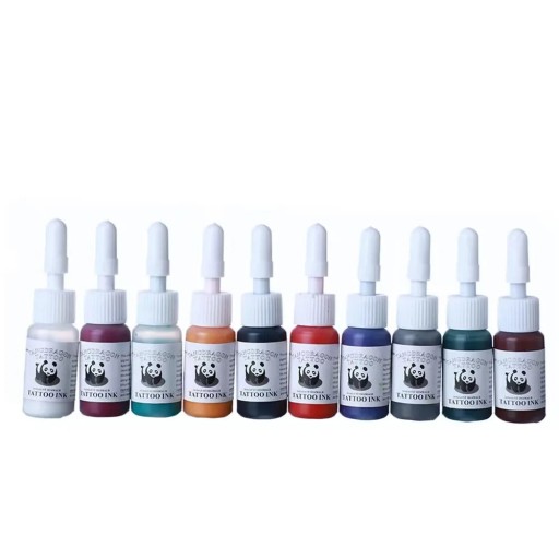 Professional Tattoo Ink Set 5 ml 10 Colours Tattoo Inks Quality Pigment Permanent Tattoo Colours Tattoo Supplies