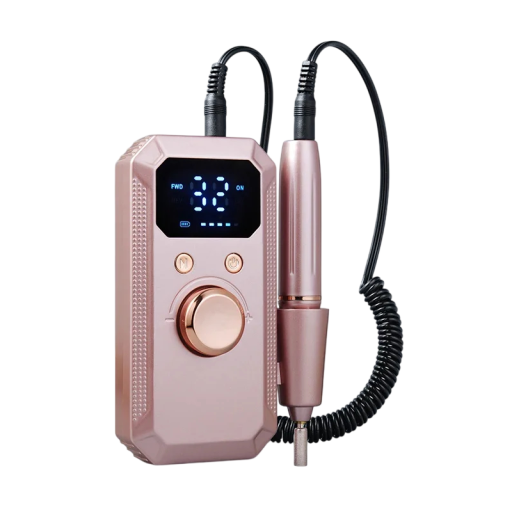 Professionele nagelschuurmachine 35000 tpm met 32 snelheden, digitaal display en omkeerfunctie voor manicure, pedicure en nagelmodellage