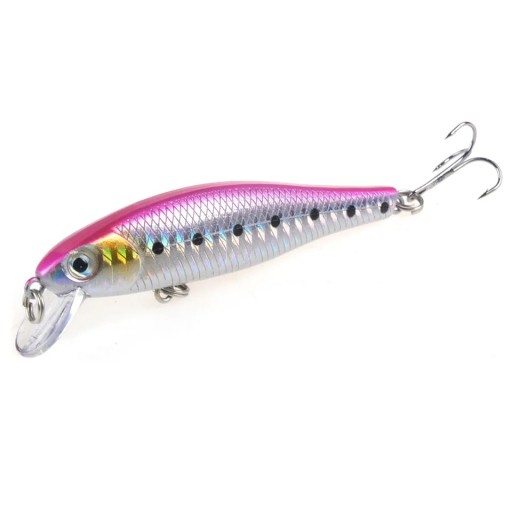 Professionele vishaakwobbler met drie haken 8,5 cm 9,2 g Realistisch zinkend kunstaas met dreggen Draaiende wobbler voor snoek, snoekbaars en baars