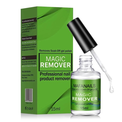 Professionell gelnagellacksborttagare 15 ml Tar snabbt bort semipermanent nagellack och UV-gel utan att skada