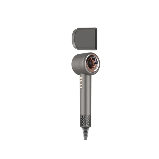 Professionell hårtork 1600W Snabbtorkande jonisk teknologi Magnetiska fästen Justerbar temperatur Kall luft Ergonomisk design
