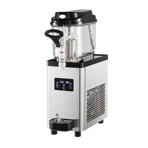Professzionális zúzott jég készítő, 6 l, 300 W, egyetlen tartály, 19 x 47 x 60 cm, zúzott jég készítő, 110 V, gyors hűtés, kereskedelmi használatra.