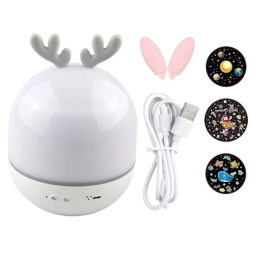 Proiettore di stelle con orecchie intercambiabili