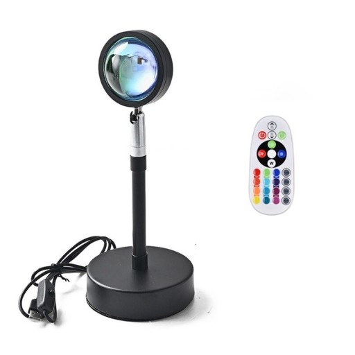 Projecteur de coucher de soleil avec télécommande