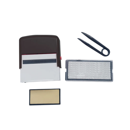 Προσωποποιημένη σφραγίδα 14 x 38 mm Σετ με γράμματα, αριθμούς, σύμβολα και τσιμπίδα Δημιουργική δημιουργία Επισήμανση δώρων ή πακέτων