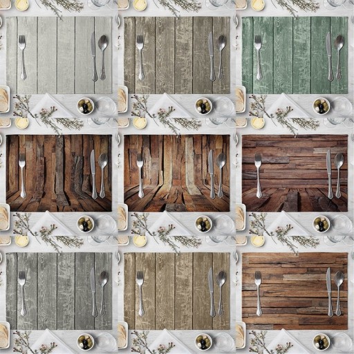 Prostiera con motivo legno