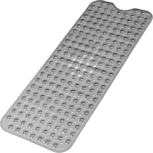 Protecție antiderapantă pentru cadă cu ventuze, 40 x 100 cm, covoraș lung pentru dușuri și băi sigure