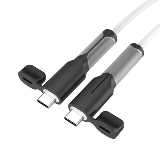Protecție din silicon pentru cablu împotriva rupării Mufă de protecție pentru cablul de încărcare Tip C la Tip C Prelungirea duratei de viață a conectorului