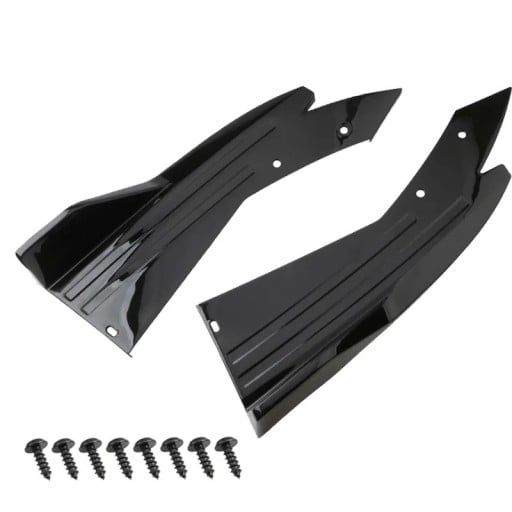 Protecție universală pentru bara de protecție din spate 48×16,5 cm Model din fibră de carbon ABS Spoiler pentru colțul din spate Apărătoare