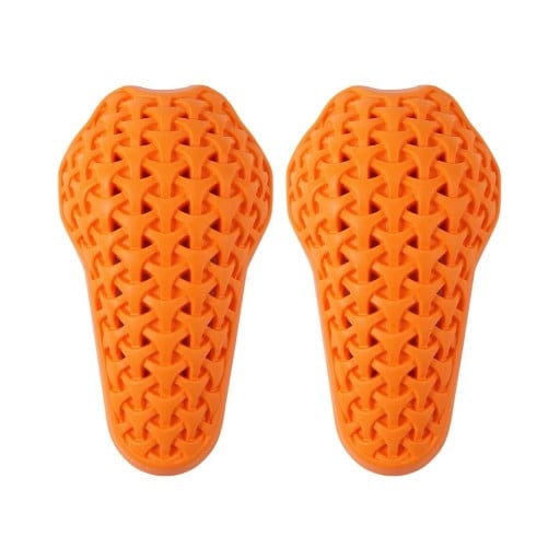 Protecții pentru coate portocalii cu inserții din spumă PU absorbție a șocurilor echipament sportiv moto ciclism schi patinaj