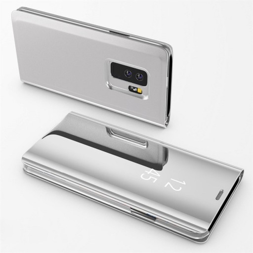 Protective Flip Case with Mirror Effect for Samsung Galaxy S23 Ultra