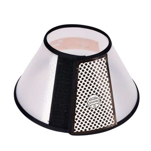 Protective Plastic Neck Cone for Dogs 29–34 cm Depth 11 cm Adjustable Collar After Surgery Prevention of Licking Wounds and Scratching
