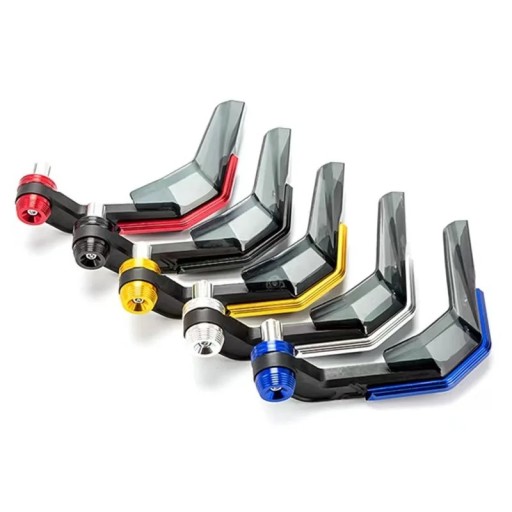 Protector de manillar universal contra el viento para motocicleta, scooter y bicicleta eléctrica, protección de las palancas de freno, refuerzo de aluminio, variedad de colores