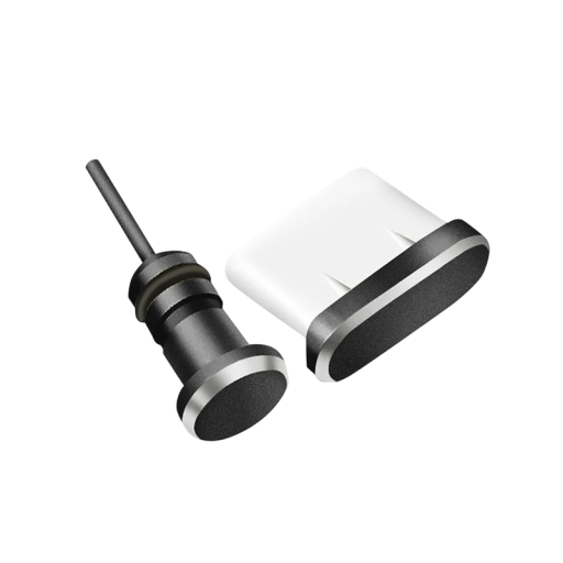 Protector de puerto de enchufe antipolvo con conector USB-C y conector de 3,5 mm para Samsung S8, S9, S10, Note 8, 9, Huawei P10, P20, P30