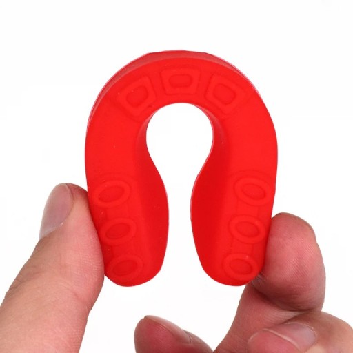 Protector dentar din silicon pentru sport și somn împotriva scrâșnitului și loviturilor Bruxism Box Karate Rugby Baschet Dimensiune ajustabilă