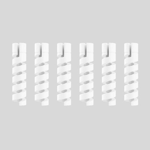 Protezione del connettore del cavo a spirale 6 pz