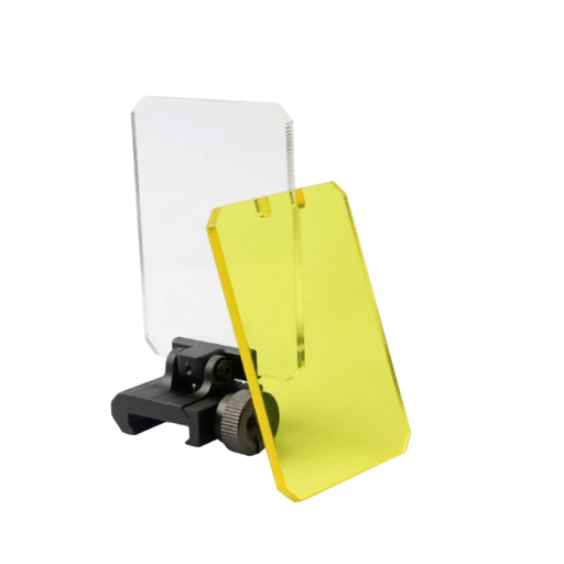 Protezione per mirino Copertura trasparente per protezione mirino 2 pz Rettangolo 7 x 5 cm Accessorio per airsoft
