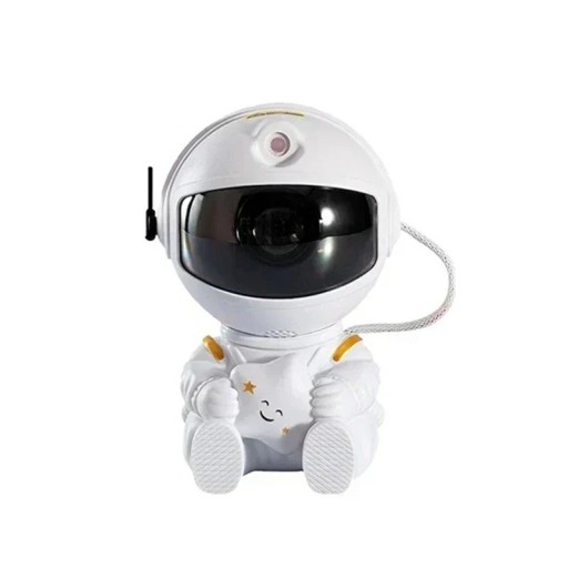 Proyector de estrellas con astronauta y estrella, luz nocturna LED, galaxia, nebulosa, decoración de dormitorio, regalo para niños, plástico ABS