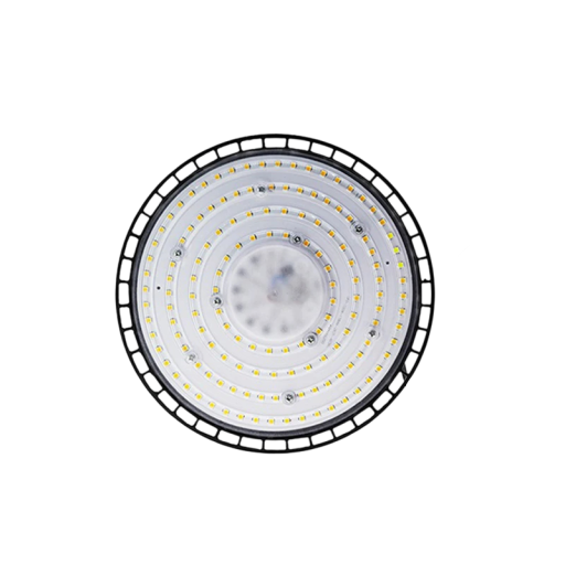 Průmyslové LED závěsné svítidlo 200W 28 cm hliníkové teplá bílá 165–265V kruhové osvětlení pro haly a dílny