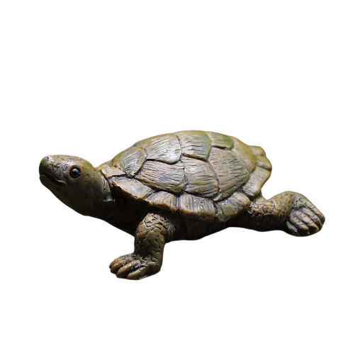 Pryskyřičná soška mořské želvy 7x5,6x3 cm Mini figurka do akvária Mikro dekorace Želva Ozdoba pro akvária Terária Vodní krajinu