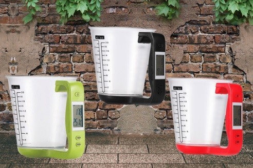 Ψηφιακή ζυγαριά και μεζούρα σε ένα J1883