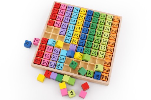 Puinen matematiikkataulu lapsille