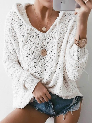 Pull à capuche pour femmes G367