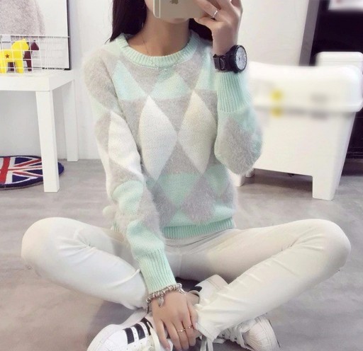 Pull en peluche pour femmes G302