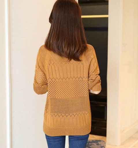 Pull en tricot pour femme avec fleur