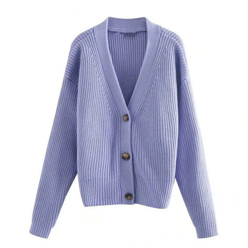 Pull en tricot pour femmes avec boutons G423