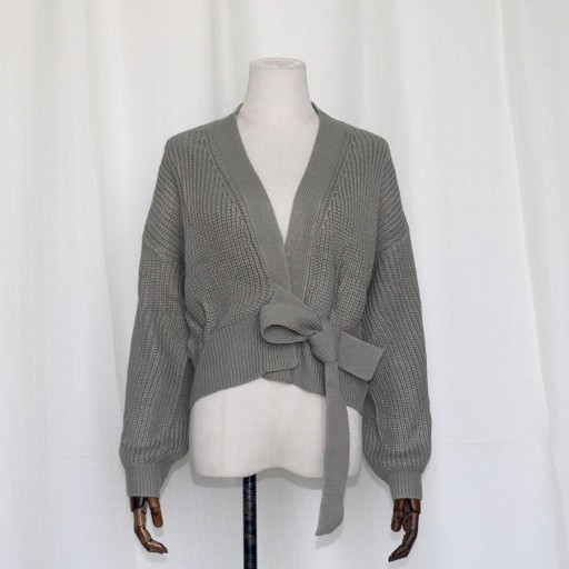 Pull en tricot pour femmes avec lien