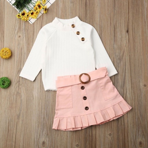 Pull et jupe pour fille L1463
